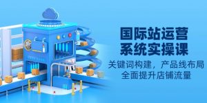 国际站运营系统实操课：关键词构建，产品线布局，全面提升店铺流量-川融创客