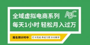 全域虚拟电商变现系列,通过平台出售虚拟电商产品从而获利-川融创客