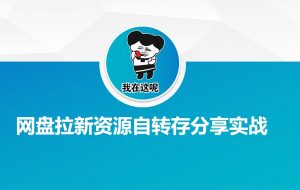 网盘拉新资源自动转存分享实战-川融创客