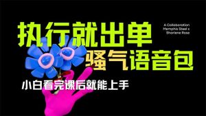 爆火全网的开车导航骚气语音包,只要执行就出单，小白看完课程就能实操...-川融创客