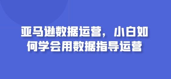 亚马逊数据运营，小白如何学会用数据指导运营-川融创客