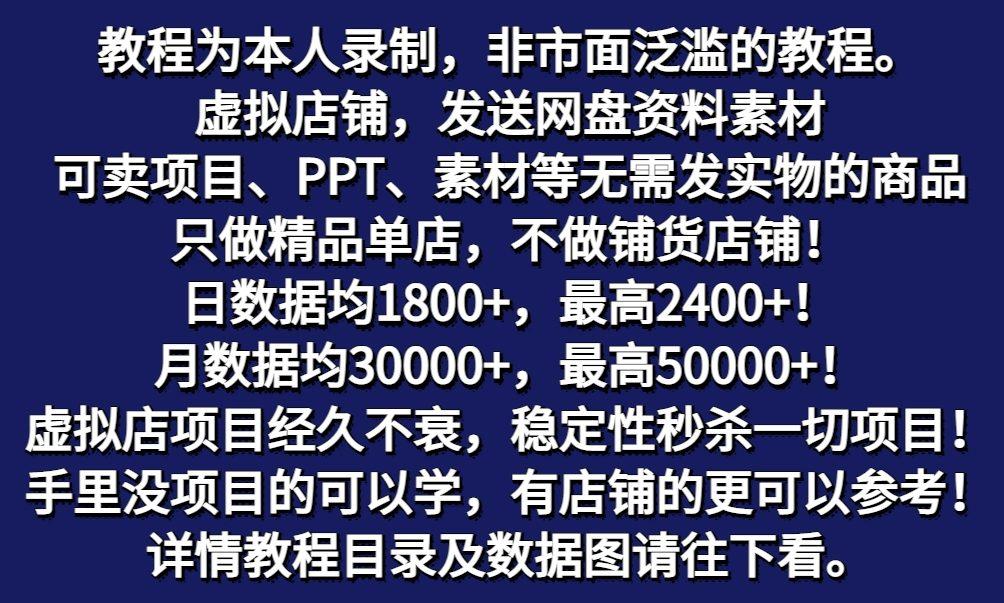 图片[2]-拼多多虚拟电商训练营月入50000+你也行，暴利稳定长久，副业首选-川融创客