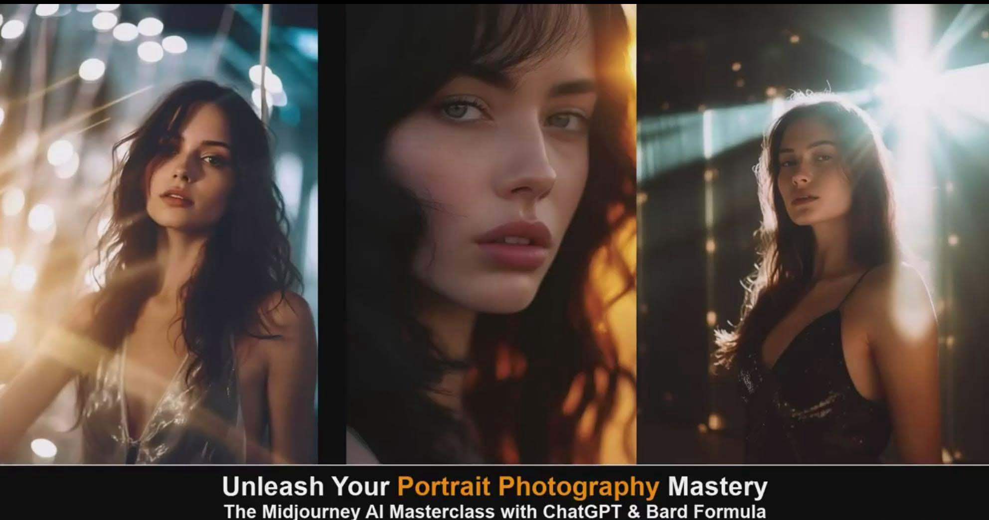 图片[6]-(9312期)Midjourney v5 ChatGPT 和 Bard AI人工智能人像摄影大师班-15节-中英字幕-川融创客
