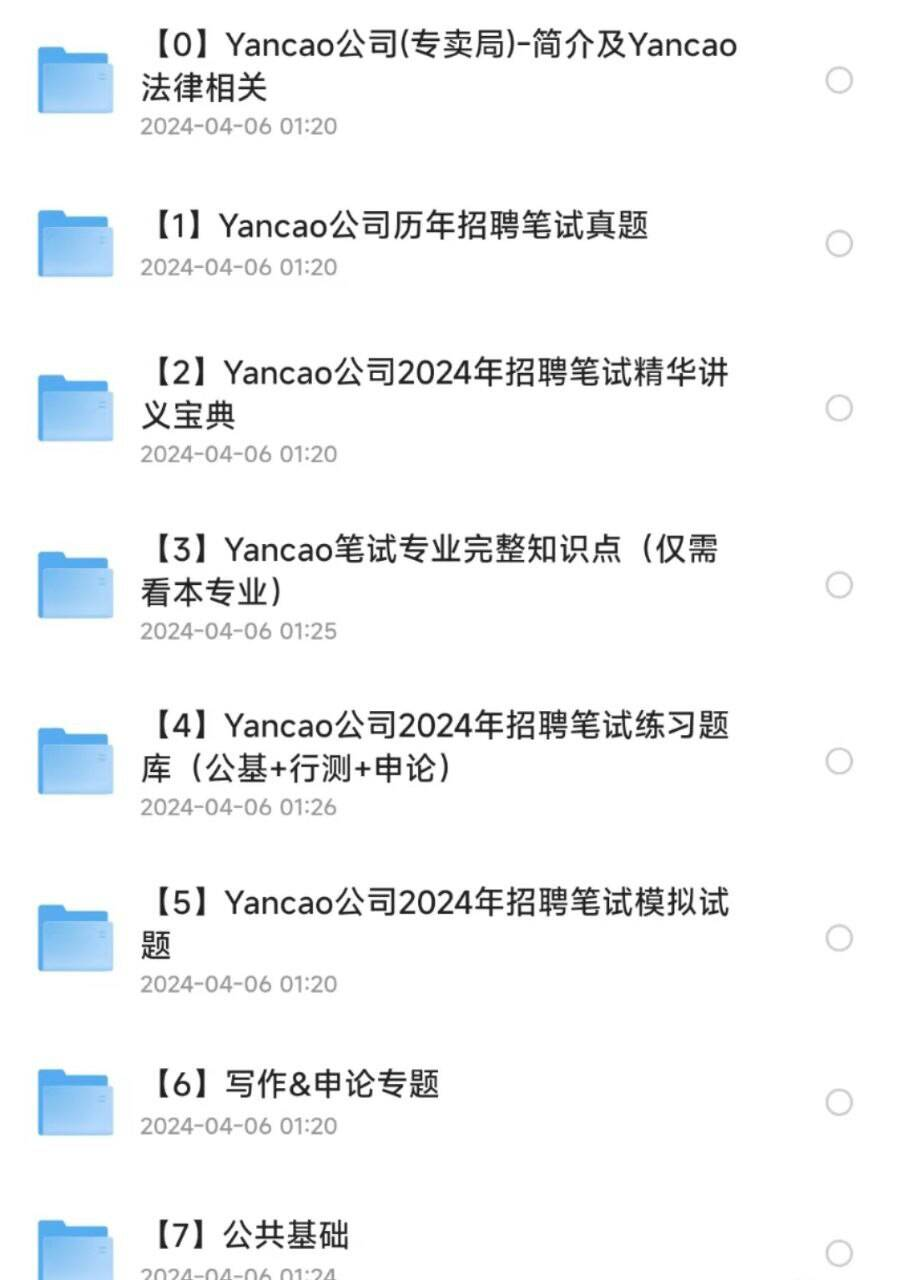 烟草事业单位历年真题资料包-川融创客