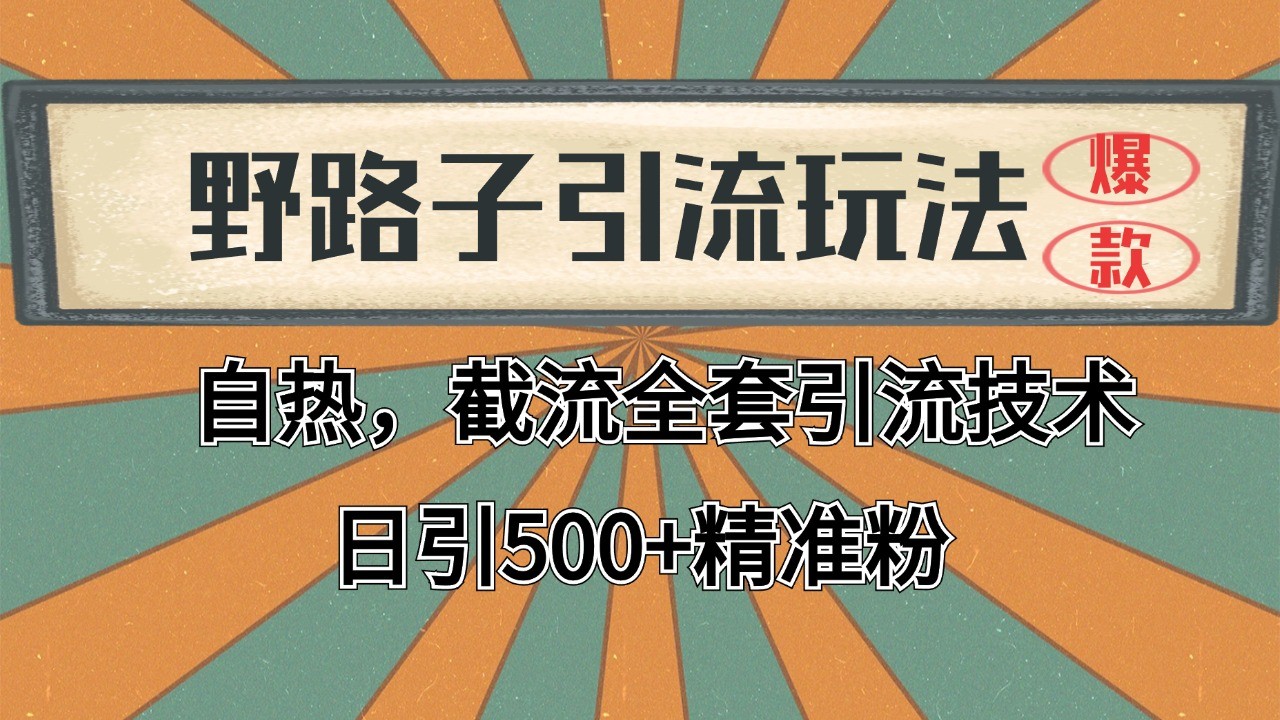 抖音小红书视频号全平台引流打法，全自动引流日引2000+精准客户-川融创客
