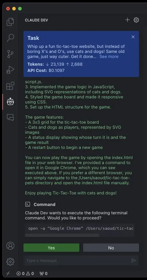 Claude Dev｜AI编程-川融创客