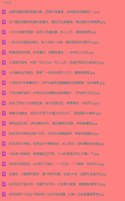 图片[2]-(9607期)真实有效391套商业模式，年入几十到几百万案例解析(电子书+视频+图文)-川融创客