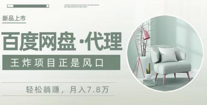 度盘代理，月入7w保姆级全方位教程-川融创客