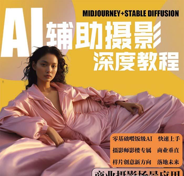 (8727期)2024年AI辅助摄影人工智能商业应用摄影课程(37节课)-川融创客