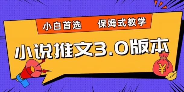 小说推文3.0玩法，日入两千+，保姆式教学，小白首选【揭秘】-川融创客