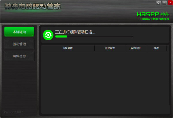 神舟电脑驱动管家 v1.0 官方免费版-川融创客