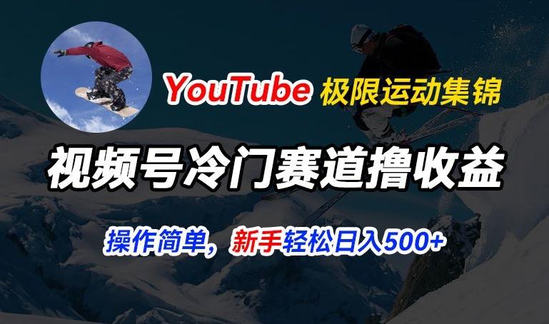 视频号冷门赛道撸收益，YouTube搬运极限运动集锦，暴力起号，操作简单流量高，轻松日入5张【揭秘】-川融创客