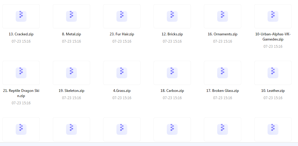 【素材分享】实用教程+素材 Zbrush与Blender表面纹理合集-川融创客