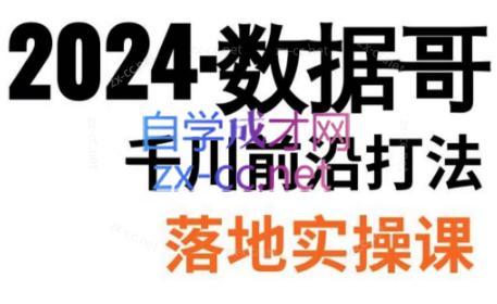 数据哥·2024年千川前沿打法落地实操课-川融创客