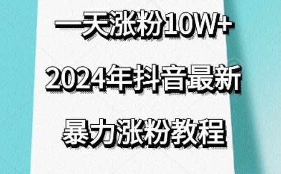 抖音最新暴力涨粉教程，视频去重，一天涨粉10w+，效果太暴力了，刷新你们的认知【揭秘】-川融创客