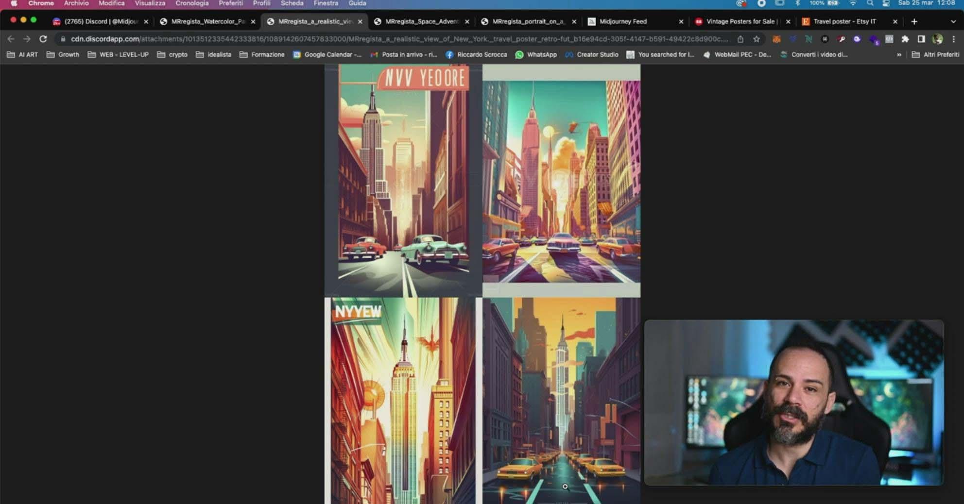 图片[10]-Midjourney AI人工智能创建和销售令人惊叹的海报教程-10节课-中英字幕-川融创客