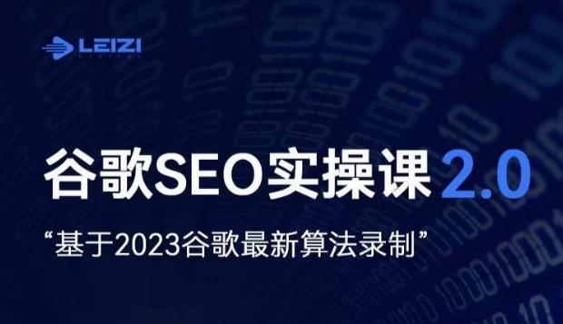 雷子·谷歌SEO 2.0实战课，独立站询盘自由必备，基于2023谷歌最新算法录制-川融创客