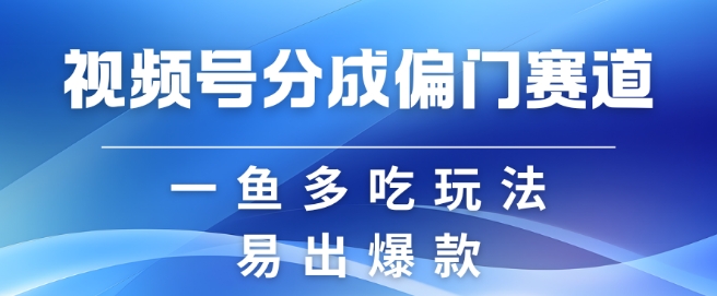 视频号创作者分成计划偏门类目，容易爆流，实拍内容简单易做【揭秘】-川融创客