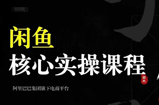 2024闲鱼核心实操课程，从养号、选品、发布、销售，教你做一个出单的闲鱼号-川融创客