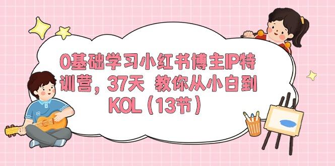 0基础学习小红书博主IP特训营，37天 教你从小白到KOL(13节-川融创客